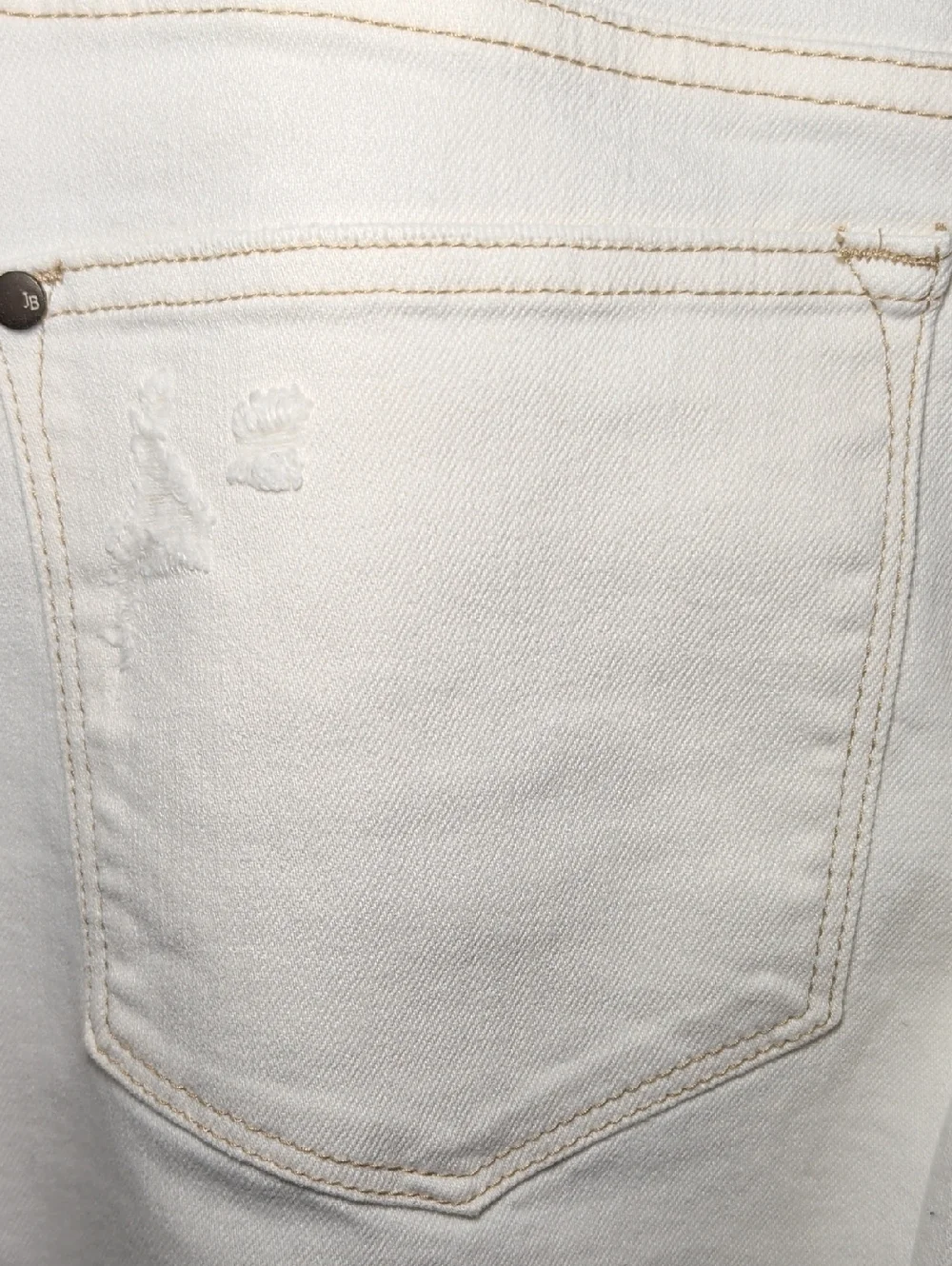 Judy Blue Ivory Straight Fit Jeans High Waist Preppy Stretch Women's Size 15/32 - Picture 5 of 7
